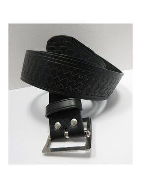 Filson Belt 46 Genuine Bridle Leather Basketweave Heritage USA Made